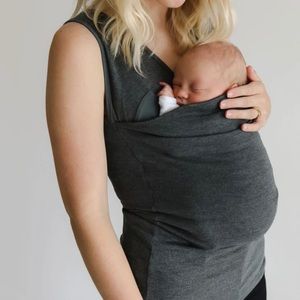 Lalabu Soothing Tank Shirt| Medium | Grey | NWT